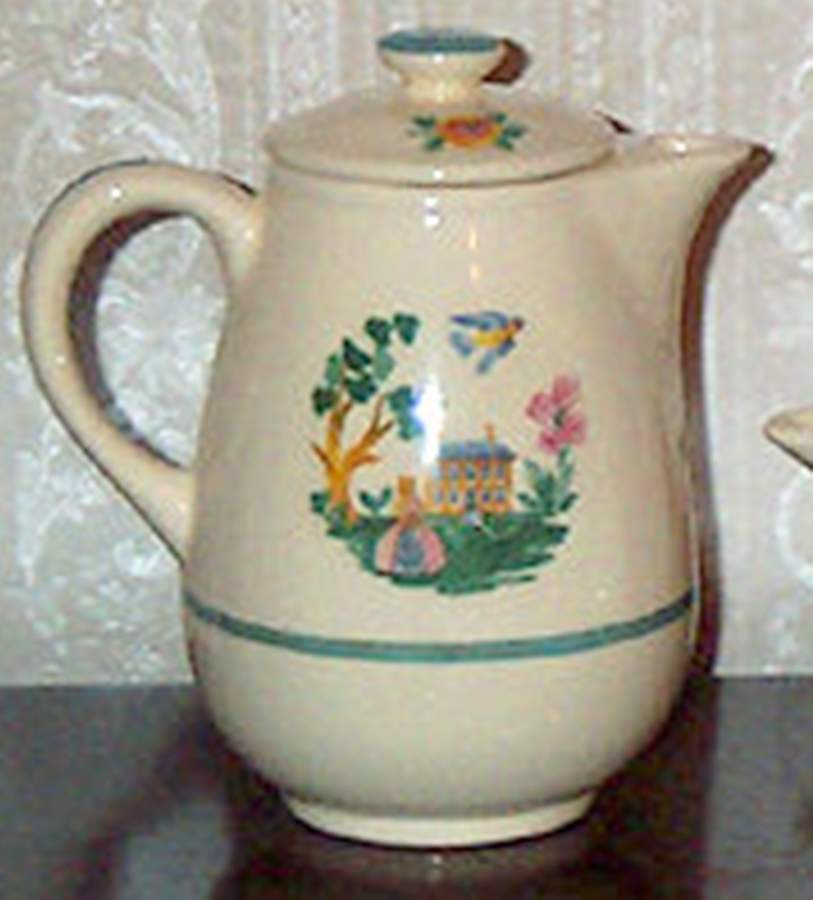 Southern Homestead Coffee Pot & Lid by Edwin Knowles-1