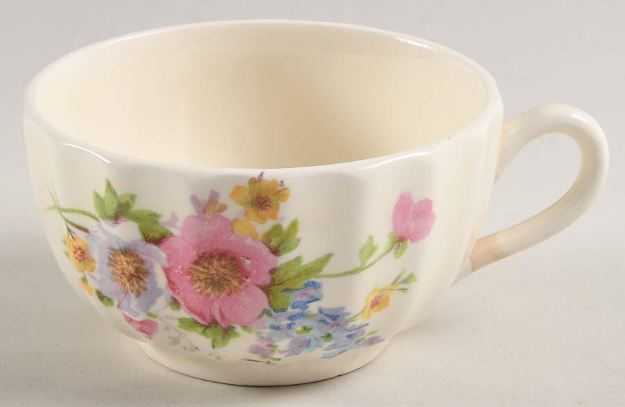 Spring Bouquet Flat Cup by Edwin Knowles-1
