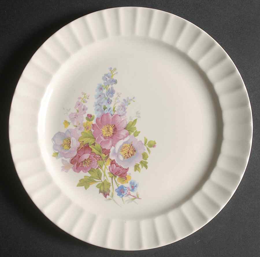Spring Bouquet Dinner Plate by Edwin Knowles-1