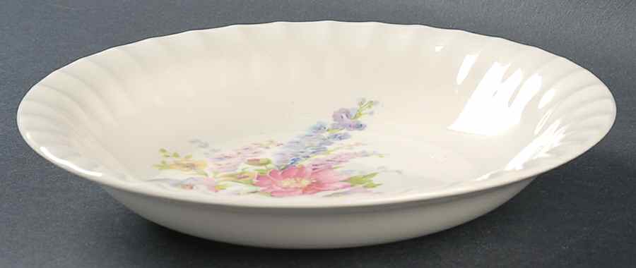 Spring Bouquet Coupe Soup Bowl by Edwin Knowles-1