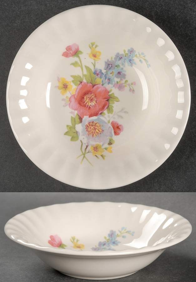 Spring Bouquet Fruit/Dessert (Sauce) Bowl by Edwin Knowles-1