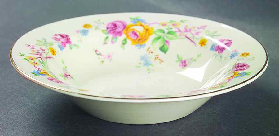 Springtime Classic Rim Fruit/Dessert (Sauce) Bowl by Edwin Knowles-1