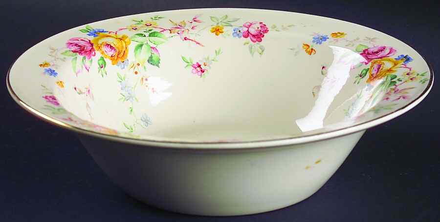 Springtime Classic 9" Round Vegetable Bowl by Edwin Knowles-1