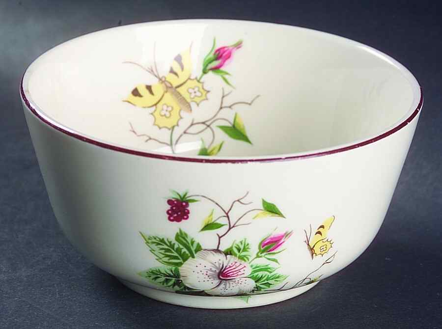 Spring Glory Open Sugar Bowl by Edwin Knowles-1