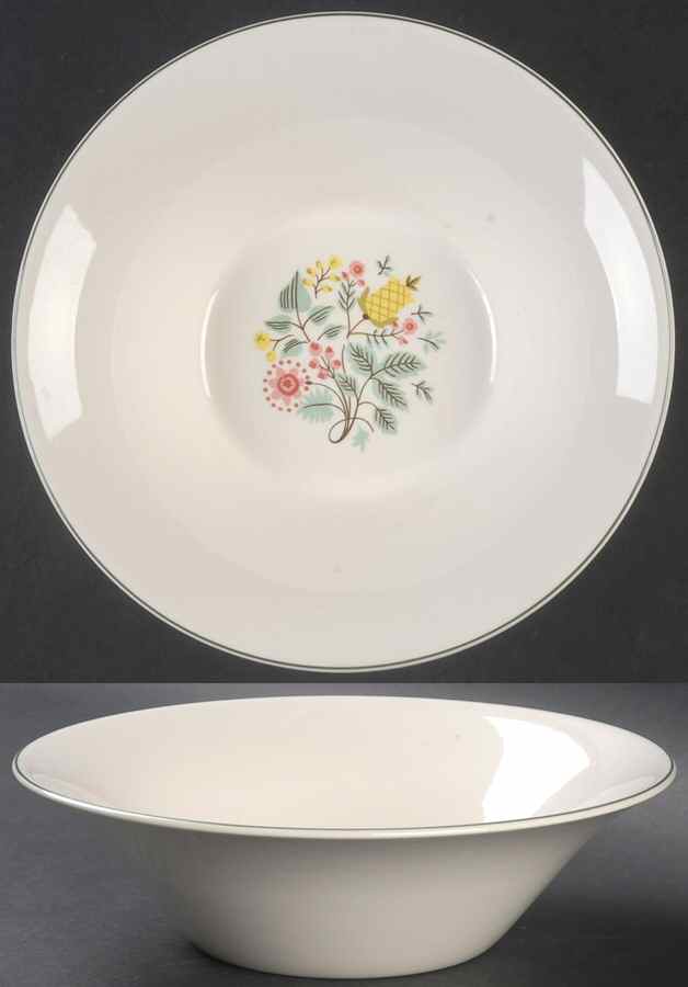 Summer Garden 8" Round Vegetable Bowl by Edwin Knowles-1