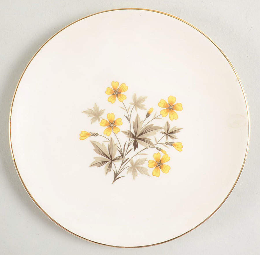 Sun Light Bread & Butter Plate by Edwin Knowles-1
