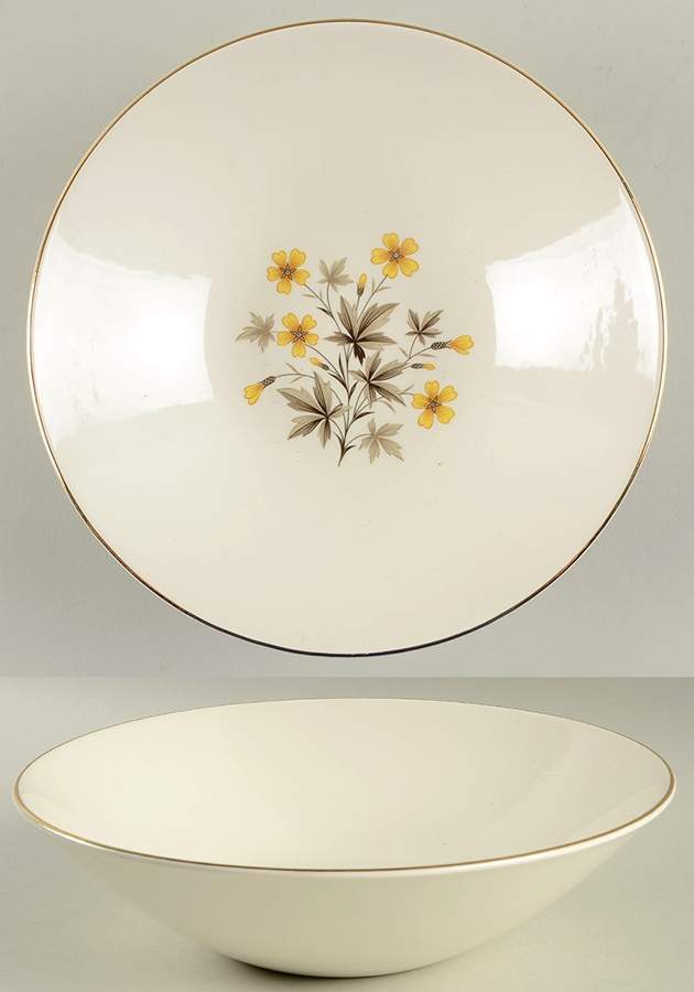 Sun Light 8" Round Vegetable Bowl by Edwin Knowles-1