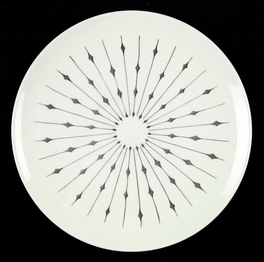 Sunburst Dinner Plate by Edwin Knowles-1
