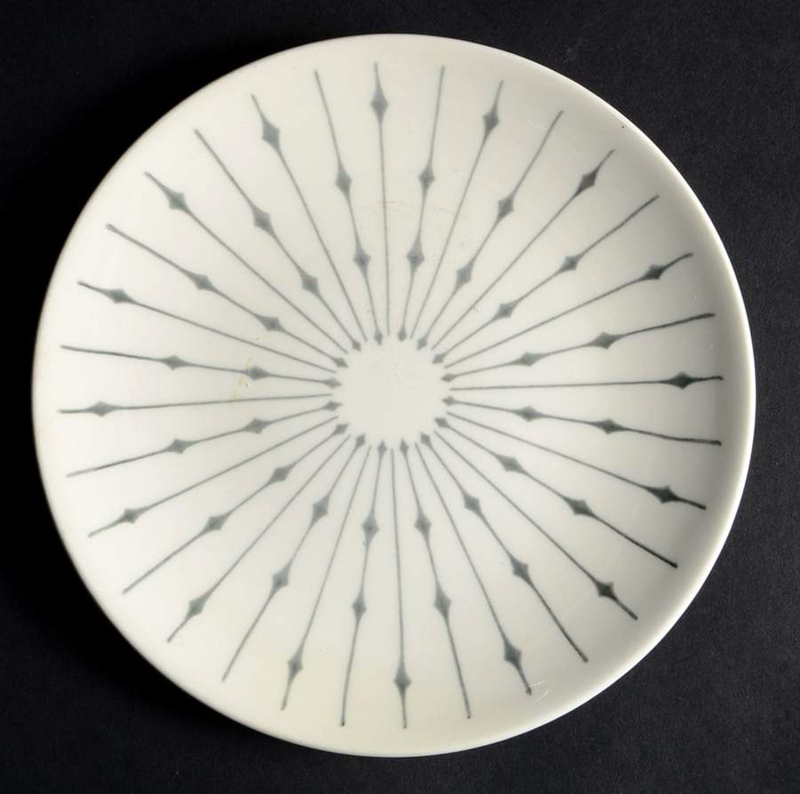 Sunburst Bread & Butter Plate by Edwin Knowles-1