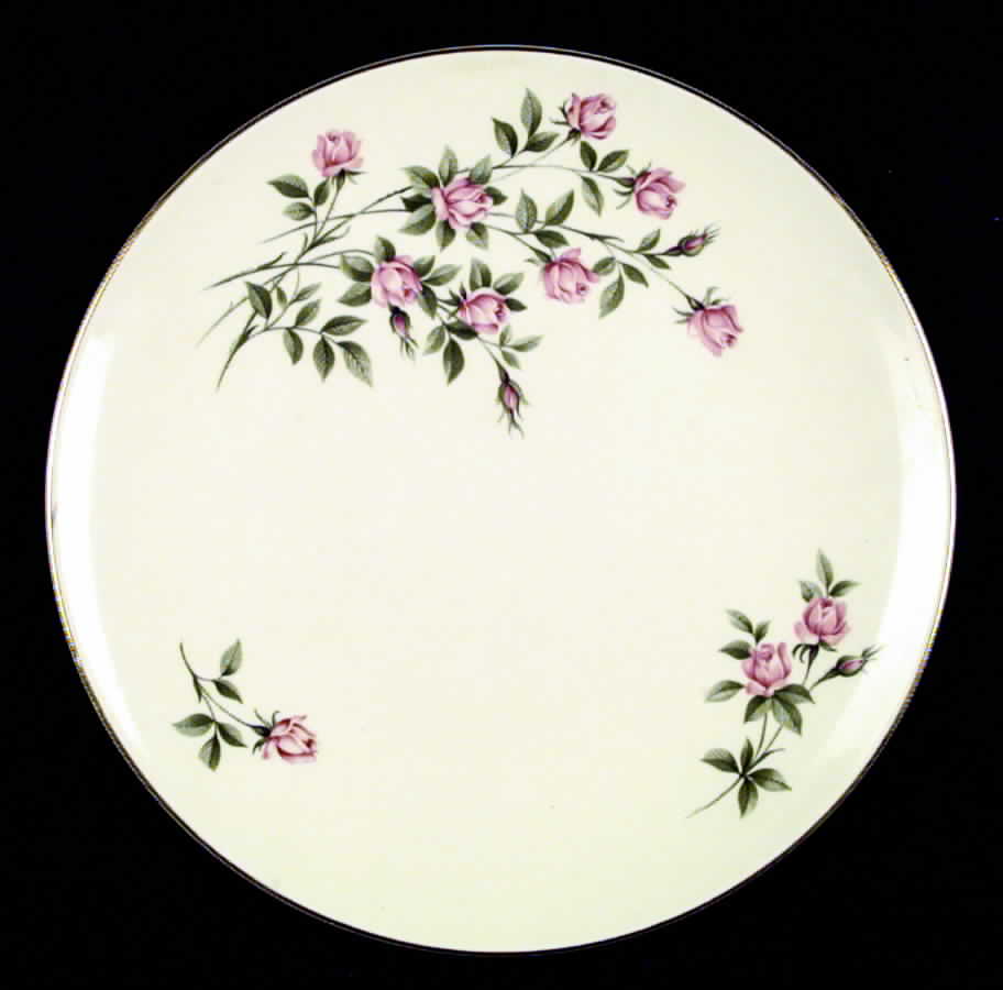 Sweetheart Rose Dinner Plate by Edwin Knowles-1