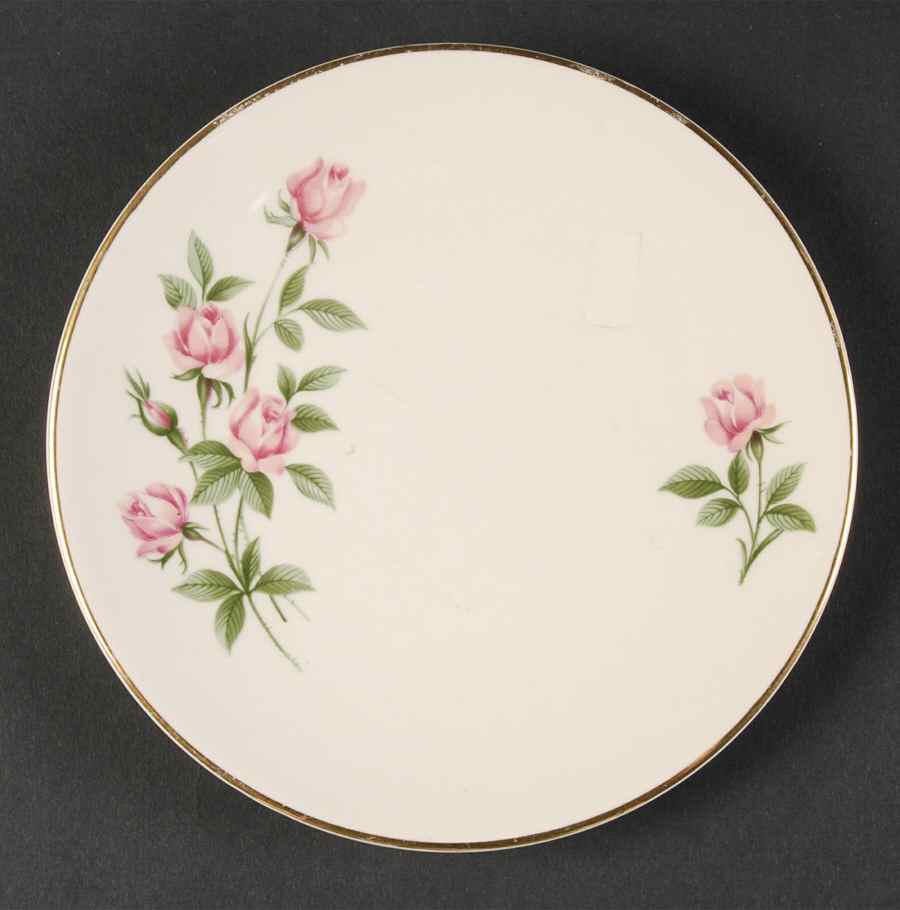 Sweetheart Rose Bread & Butter Plate by Edwin Knowles-1