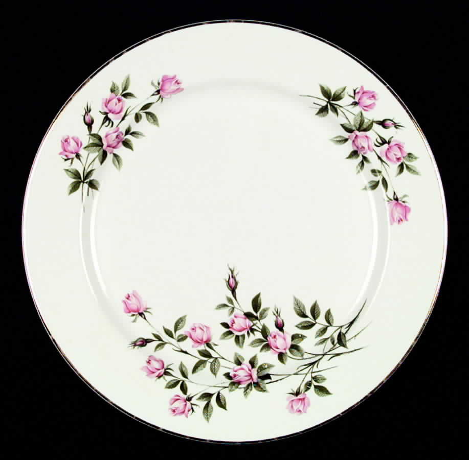 Sweetheart Rose Dinner Plate by Edwin Knowles-1