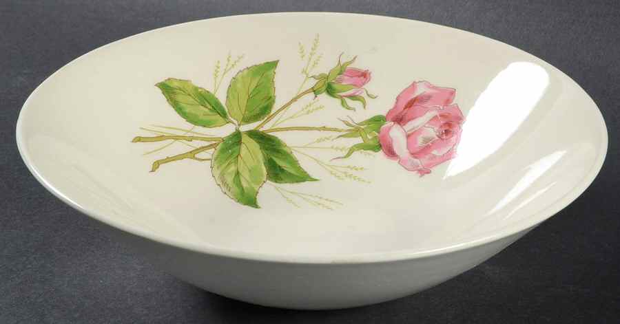 Tea Rose 8" Round Vegetable Bowl by Edwin Knowles-1