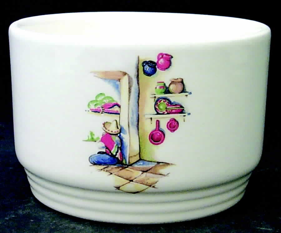 Tia Juana Large Refrigerator Jar No Lid by Edwin Knowles-1