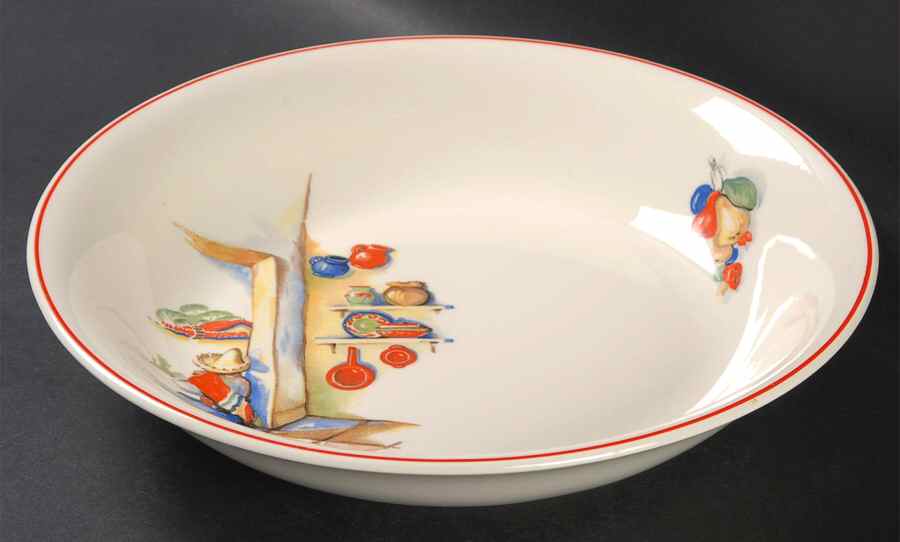 Tia Juana 9" Round Vegetable Bowl by Edwin Knowles-1