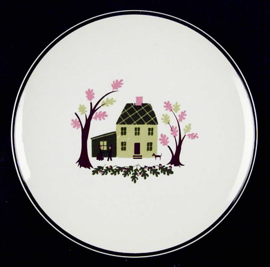 Twin Oaks Dinner Plate by Edwin Knowles-1