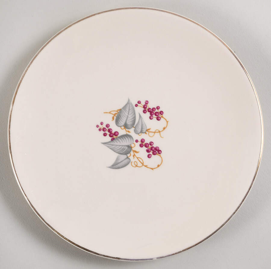 Vintage Bread & Butter Plate by Edwin Knowles-1
