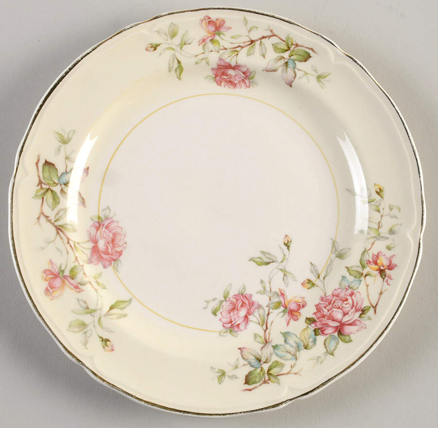 Virginia Salad Plate by Edwin Knowles-1