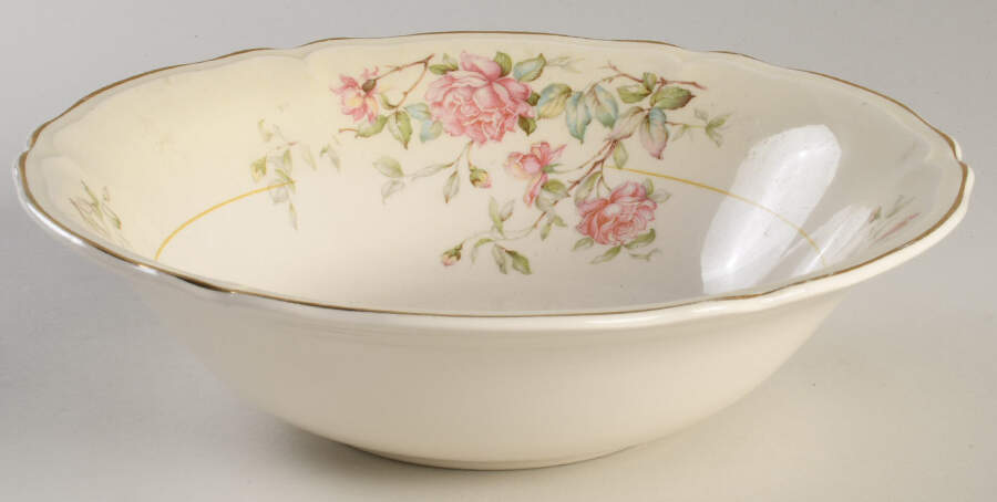 Virginia 8" Round Vegetable Bowl by Edwin Knowles-1