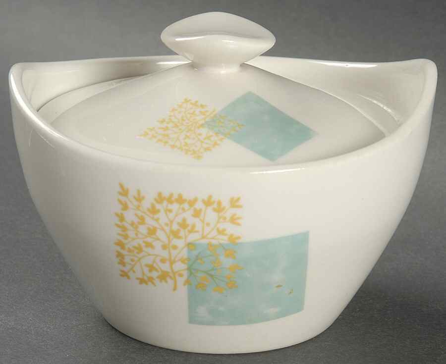 Washington Square Sugar Bowl & Lid by Edwin Knowles-1