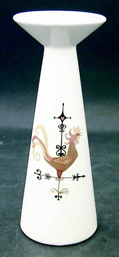 Weather Vane Oil Or Vinegar Cruet and Stopper by Edwin Knowles-1