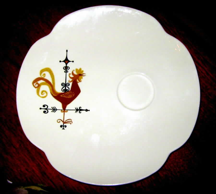 Weather Vane Snack Plate by Edwin Knowles-1
