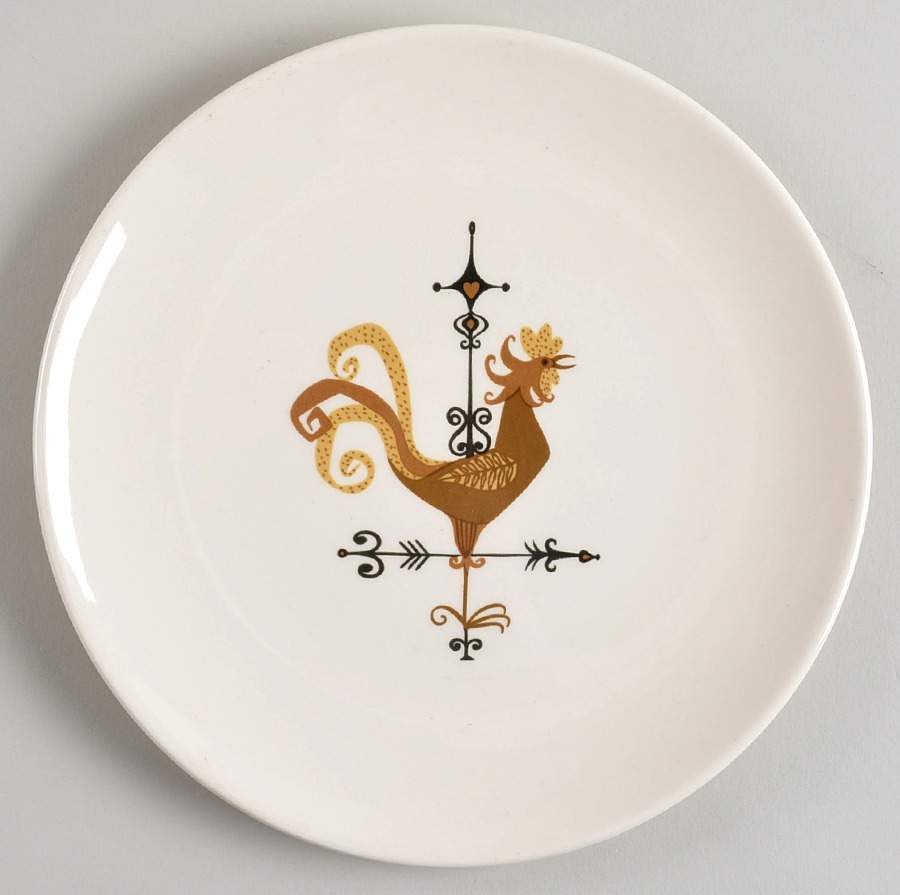 Weather Vane Salad Plate by Edwin Knowles-1