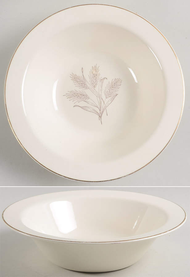 Wheat 9" Round Vegetable Bowl by Edwin Knowles-1