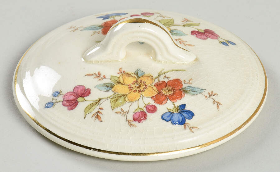 Wildrose Lid for Sugar Bowl by Edwin Knowles-1