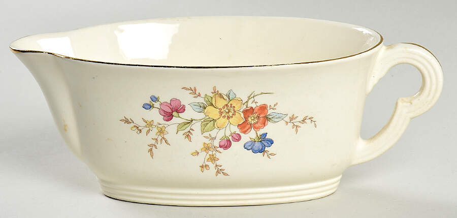 Wildrose Gravy Boat by Edwin Knowles-1
