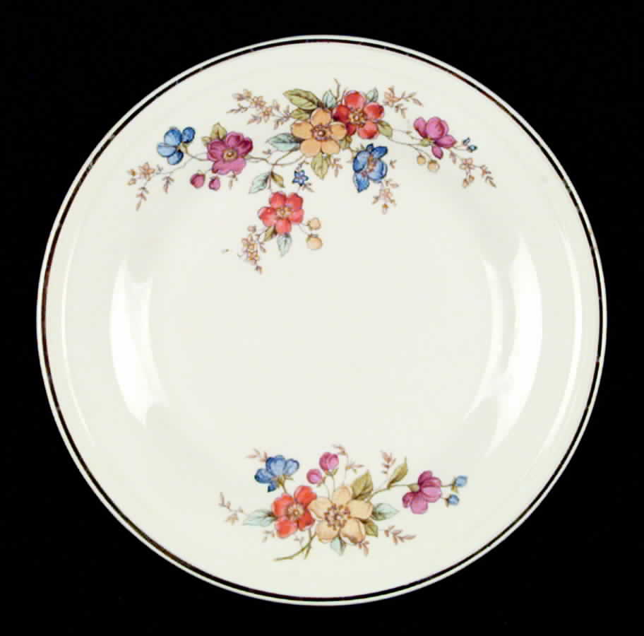 Wildrose Bread & Butter Plate by Edwin Knowles-1