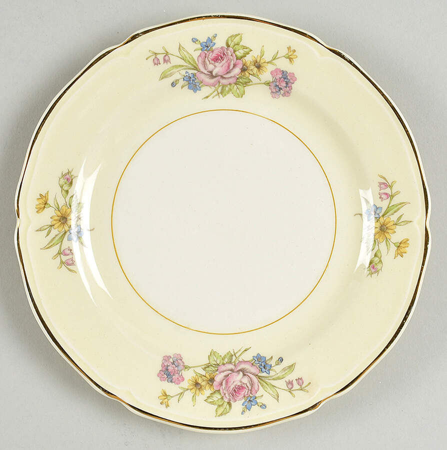Williamsburg Bread & Butter Plate by Edwin Knowles-1