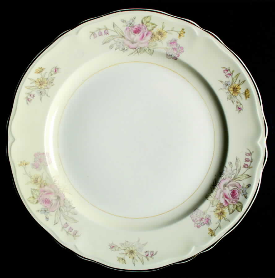 Williamsburg Dinner Plate by Edwin Knowles-1