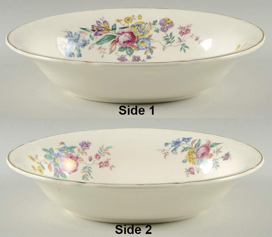 Winslow 9" Oval Vegetable Bowl by Edwin Knowles-1