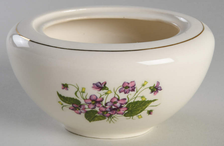 Wood Violets Sugar Bowl No Lid by Edwin Knowles-1