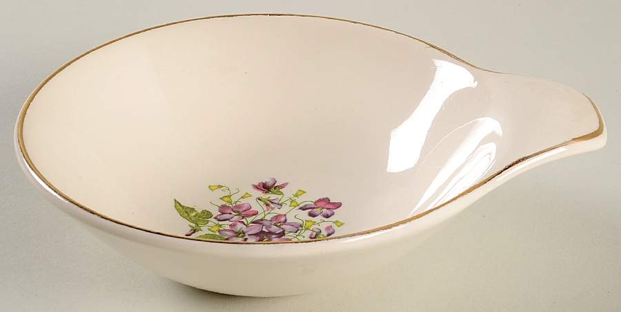 Wood Violets Lugged Cereal Bowl by Edwin Knowles-1