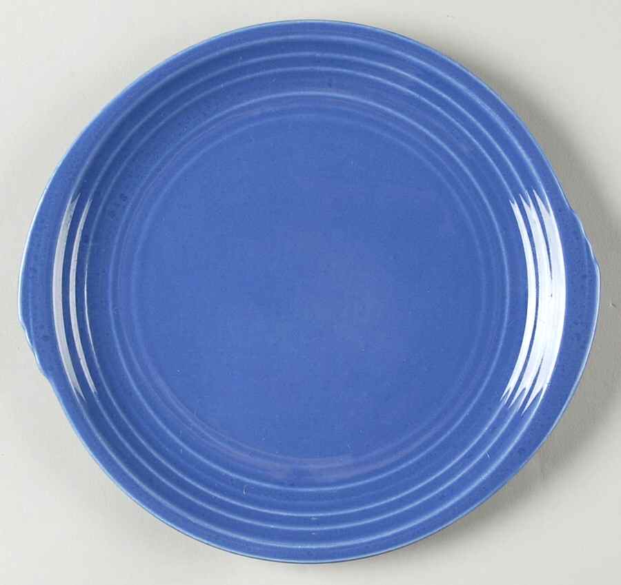 Yorktown Blue Salad Plate by Edwin Knowles-1