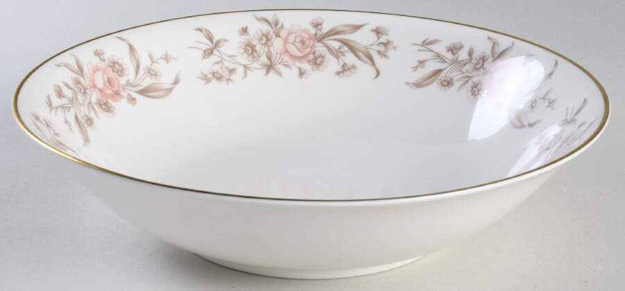 Ivory Rose (USA) 9" Round Vegetable Bowl by Kensington (USA)-1