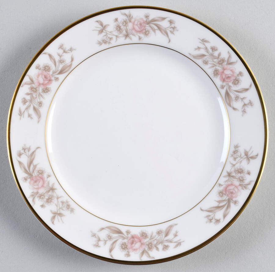 Ivory Rose (USA) Bread & Butter Plate by Kensington (USA)-1