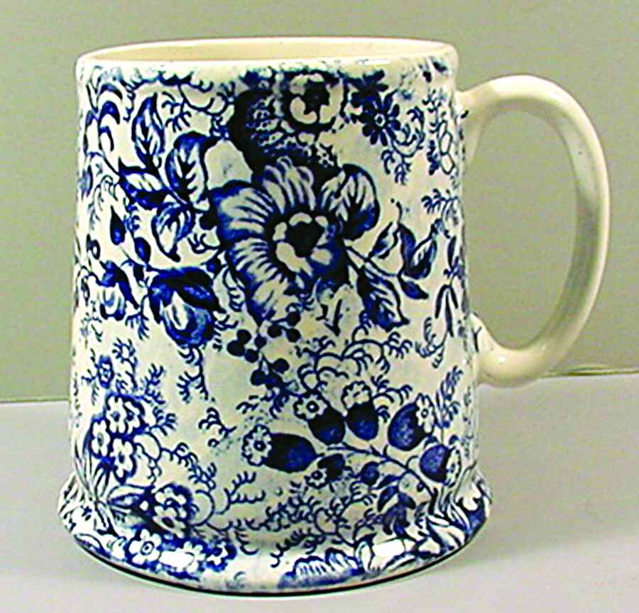 18th Century Chintz (Old, No Trim) Beaker (English Mug) by James Kent (England)-1