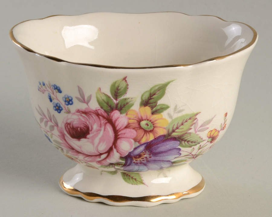 6544 (England) Mini Open Sugar Bowl by James Kent (England)-1