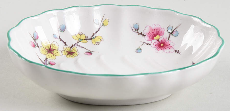 Chinese Rose Soap Dish by James Kent (England)-1