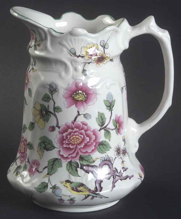 Chinese Rose 16 Oz Pitcher by James Kent (England)-1