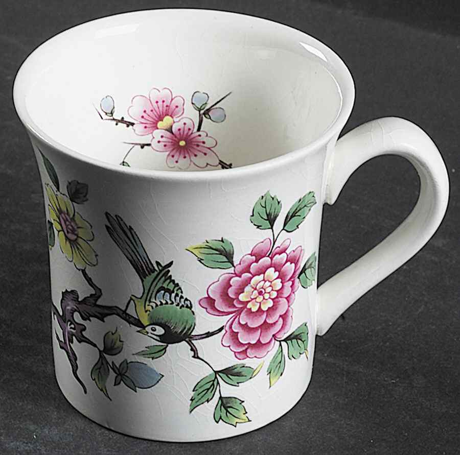 Chinese Rose Mug by James Kent (England)-1