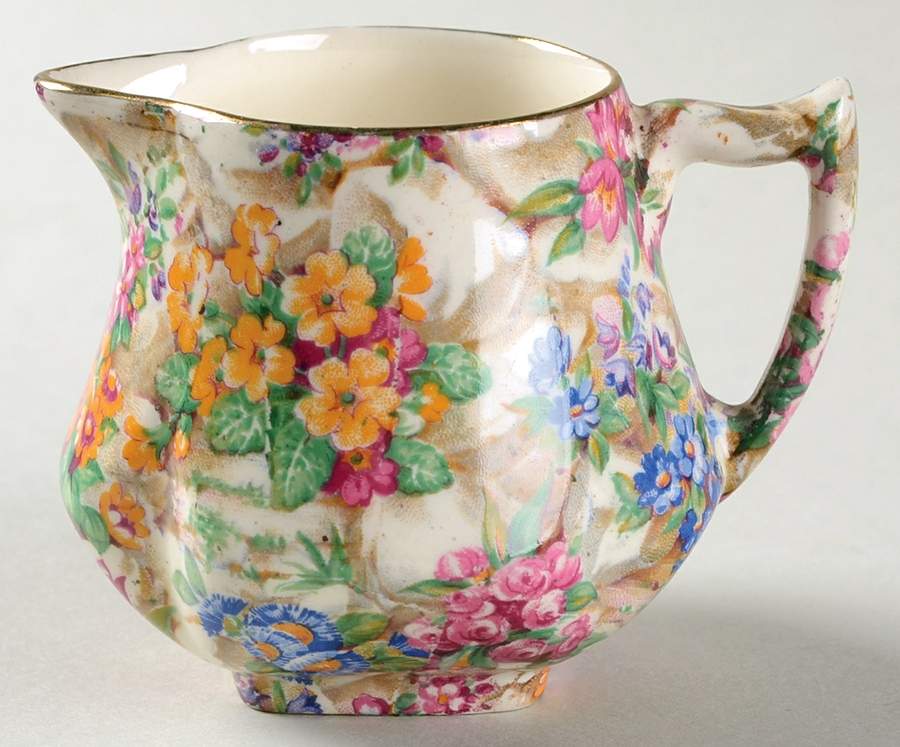 Crazy Paving Mini Creamer by James Kent (England)-1