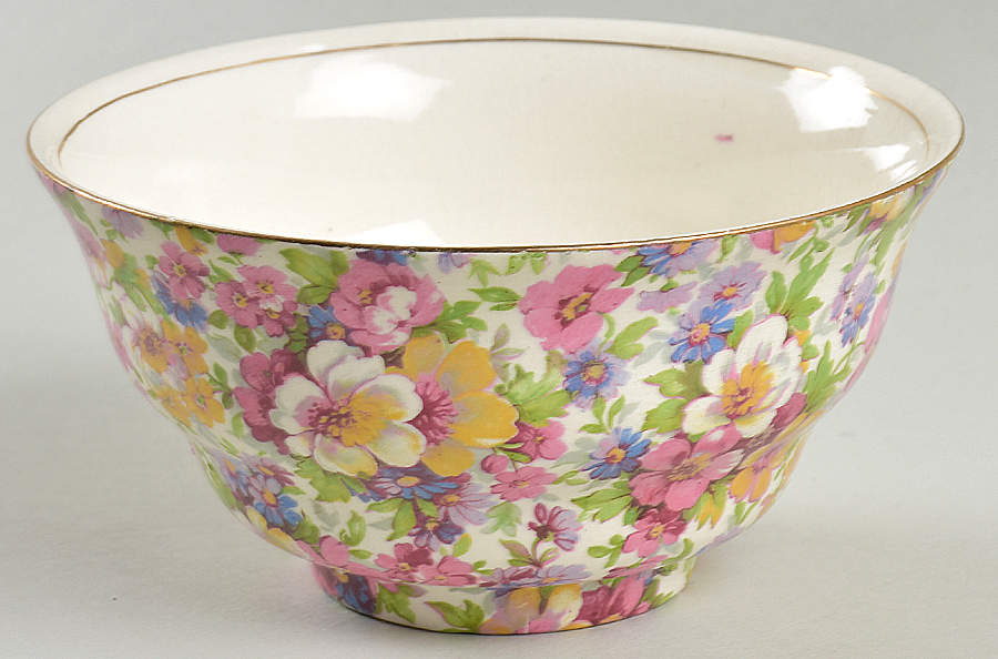 Dubarry (Old, No Globe Backstamp) Mayonnaise Bowl by James Kent (England)-1