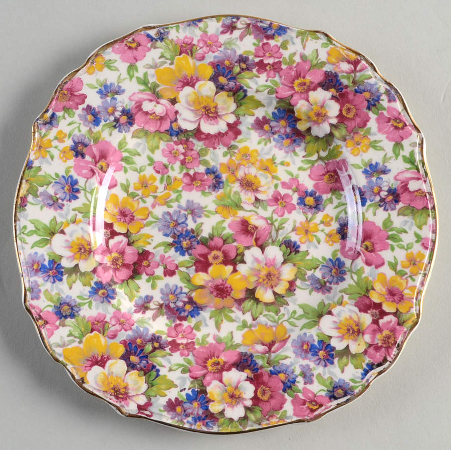Dubarry (Old, No Globe Backstamp) Bread & Butter Plate by James Kent (England)-1