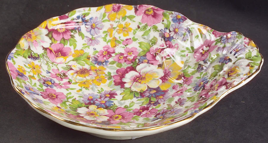 Dubarry (Old, No Globe Backstamp) Shell Shaped Dish by James Kent (England)-1