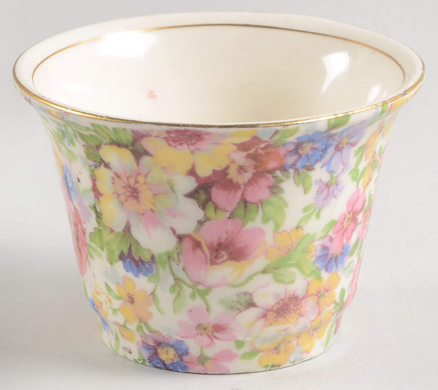 Dubarry (Old, No Globe Backstamp) Mini Open Sugar Bowl by James Kent (England)-1