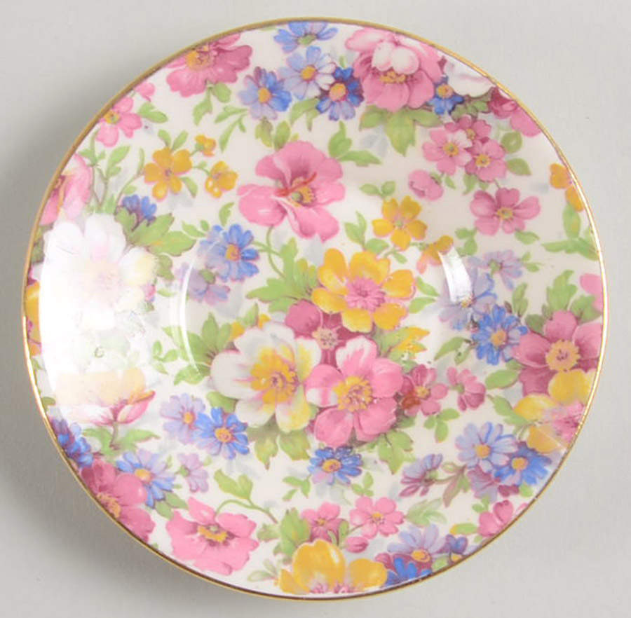 Dubarry (Old, No Globe Backstamp) Saucer for Footed Demitasse Cup by James Kent (England)-1